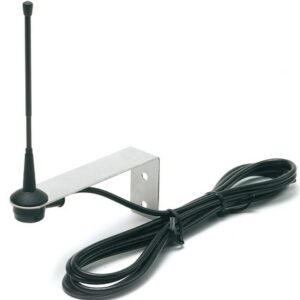 Antenna Accordata 300 - 433 MHz con Stelo in Acciaio Inox, Staffa e cavo 3,5mt